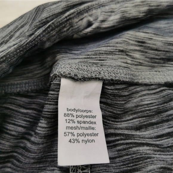 Maurices In Motion Gray Lace Cuff Leggings Size S - Picture 6 of 9